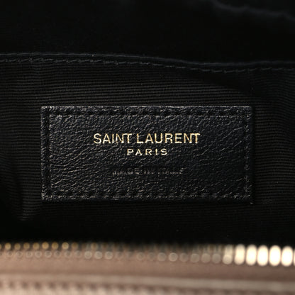Saint Laurent Calfskin Matelasse Monogram Lou Camera Bag Dark Beige 6 of 9