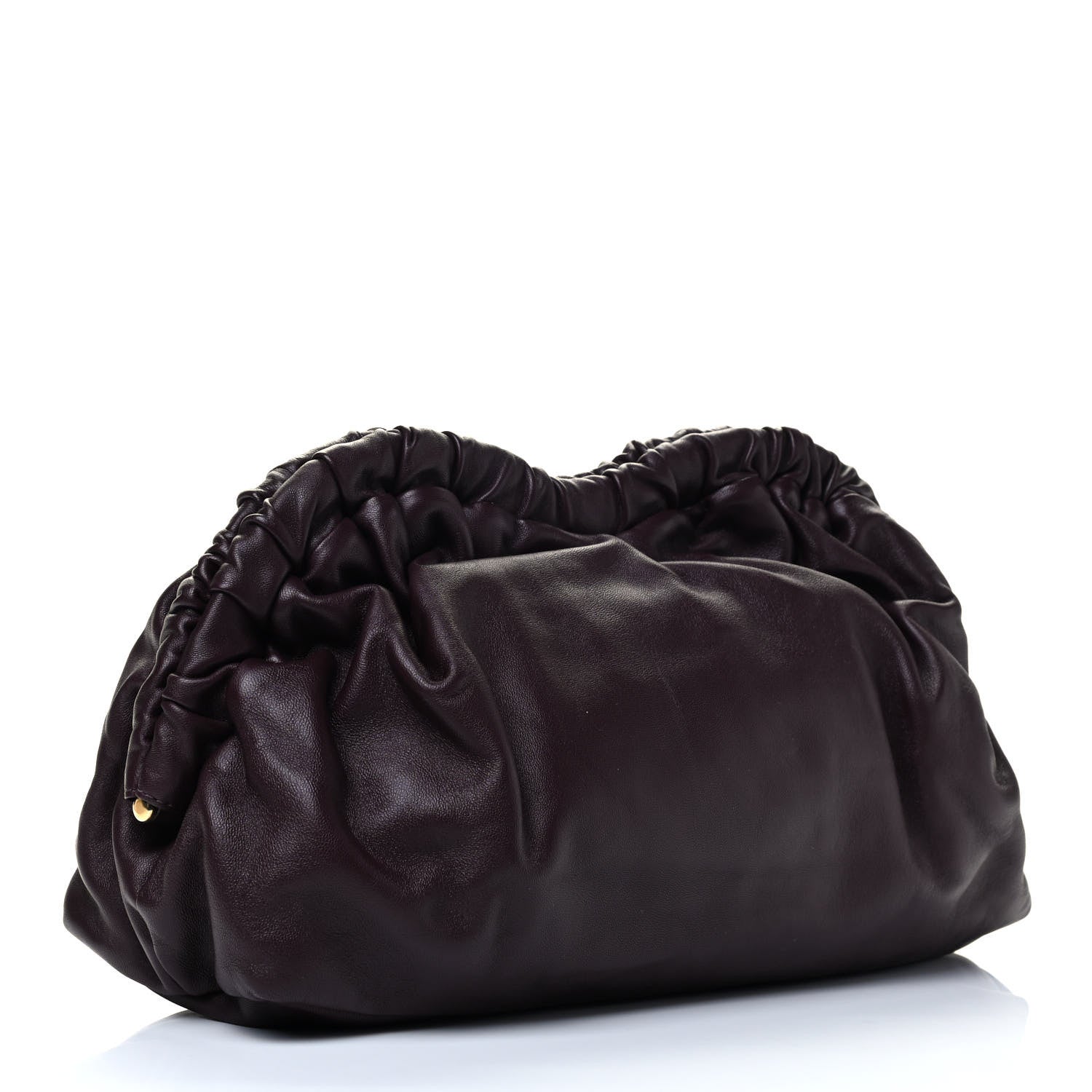 Mansur Gavriel Lambskin Cloud Clutch Cbernet 2 of 4