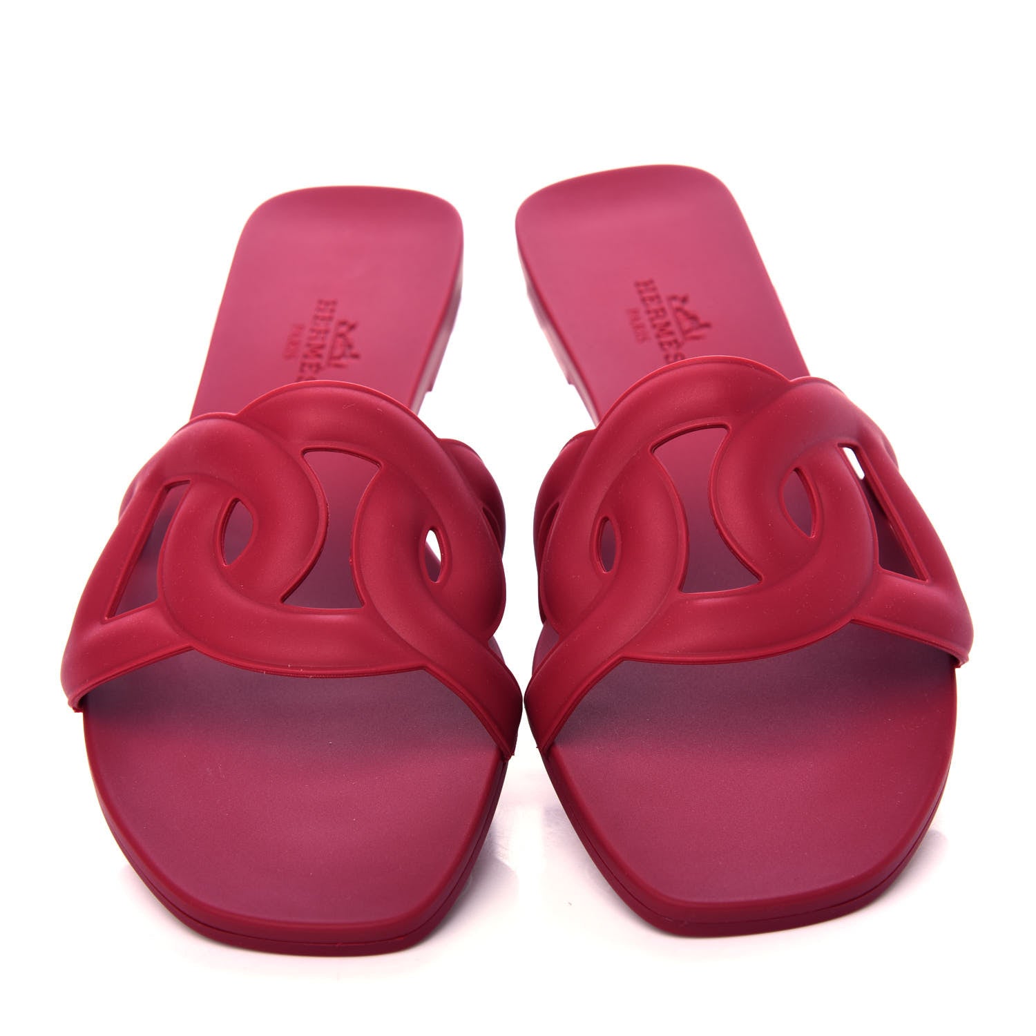 Hermes Rubber Aloha Sandals 36 Rose Baie 5 of 11