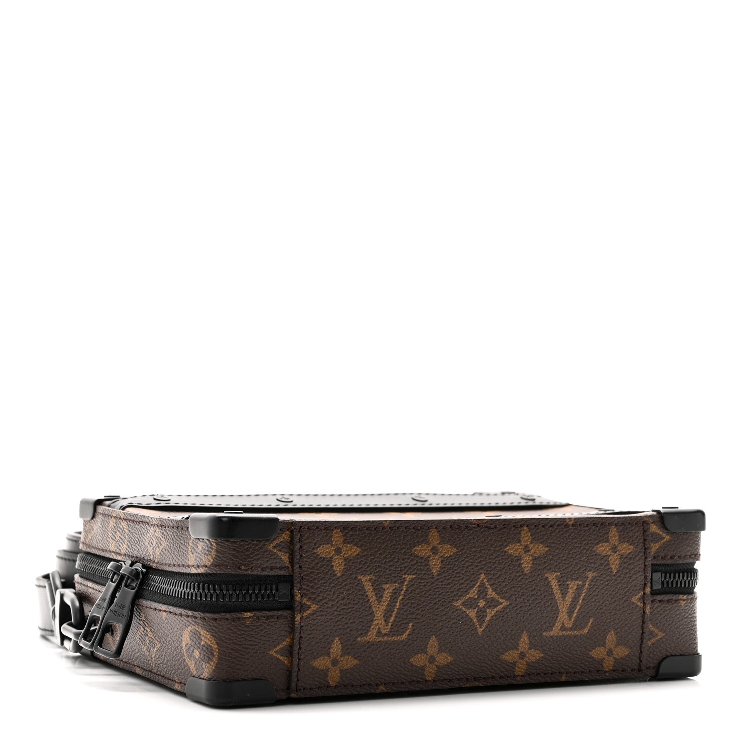 Louis Vuitton Monogram Macassar Handle Soft Trunk Black 4 of 9