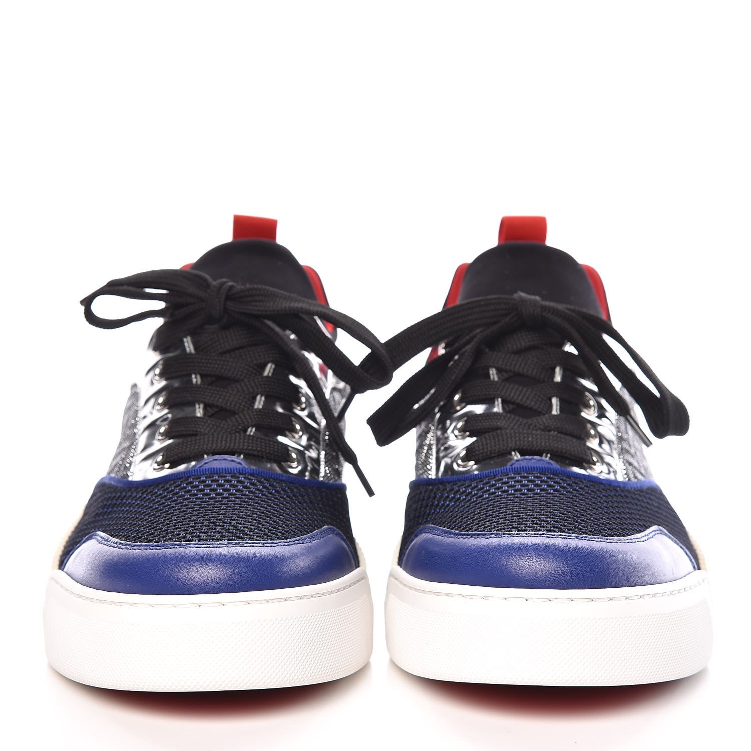 Christian Louboutin Calfskin Mesh Mens Aurelien Flat Sneakers 41 Multi 2 of 8