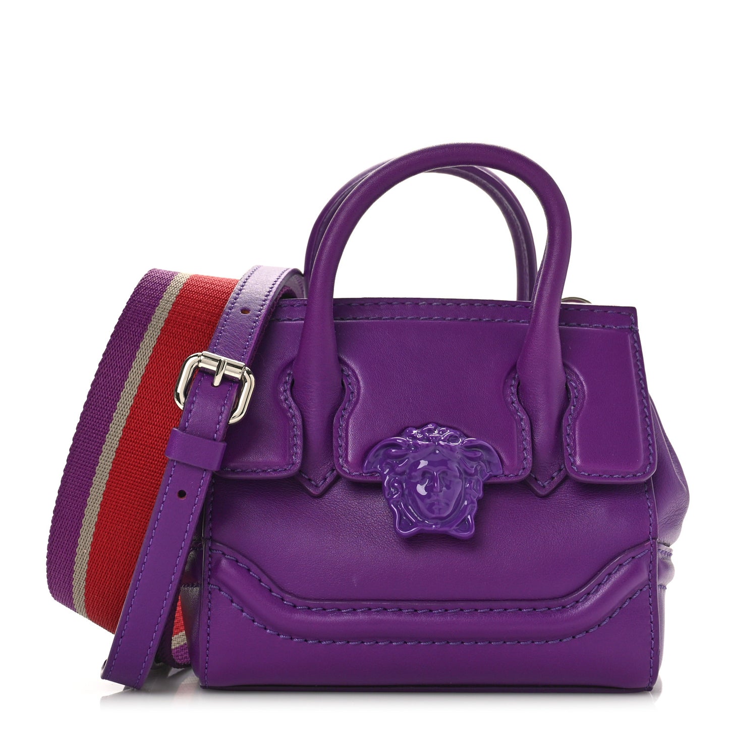 Calfskin Small Palazzo Empire Bag Purple