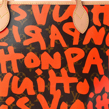 Louis Vuitton Monogram Graffiti Neverfull GM Orange 8 of 9