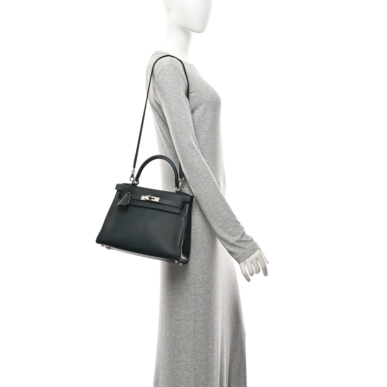 Hermes Togo Kelly Retourne 28 Vert Cypress 2 of 11