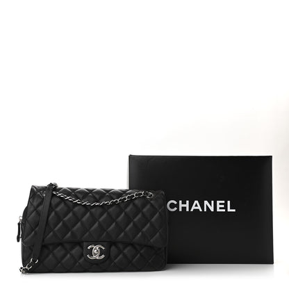 Chanel Caviar Quilted Jumbo Easy Flap Black 15 of 15