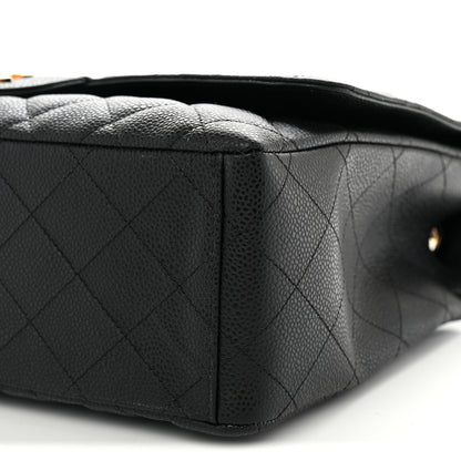 Chanel Caviar Maxi Single Flap Black 10 of 10
