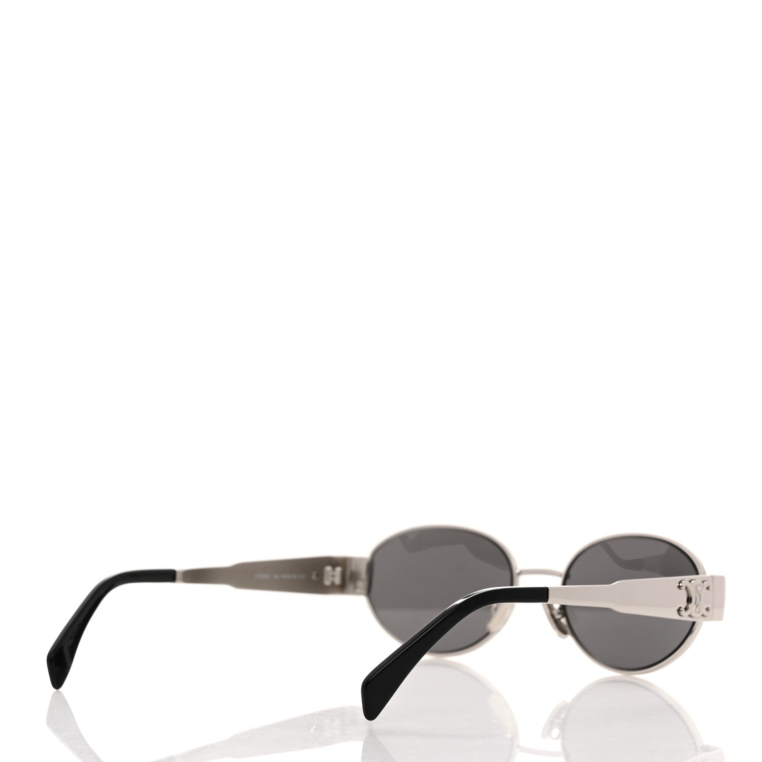 Celine Metal Triomphe 01 Sunglasses CL40235U Silver Black 4 of 7