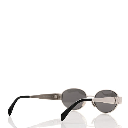 Celine Metal Triomphe 01 Sunglasses CL40235U Silver Black 4 of 7