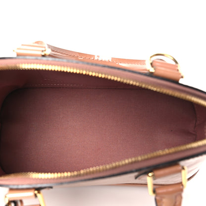 Louis Vuitton Vernis Alma BB Rose Velours 5 of 9