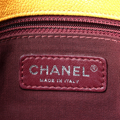 Chanel Caviar Quilted Mini French Riviera Flap Yellow 6 of 9