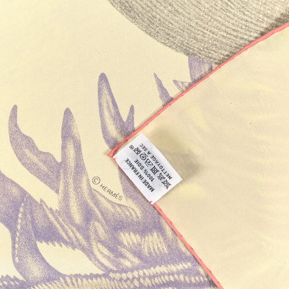 Hermes Silk Twill Plumets Et Panaches Scarf 90 3 of 4