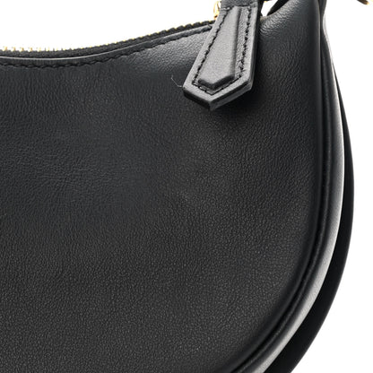 Fendi Vitello Grace Matte Nano Fendigraphy Hobo Charm Black 9 of 10