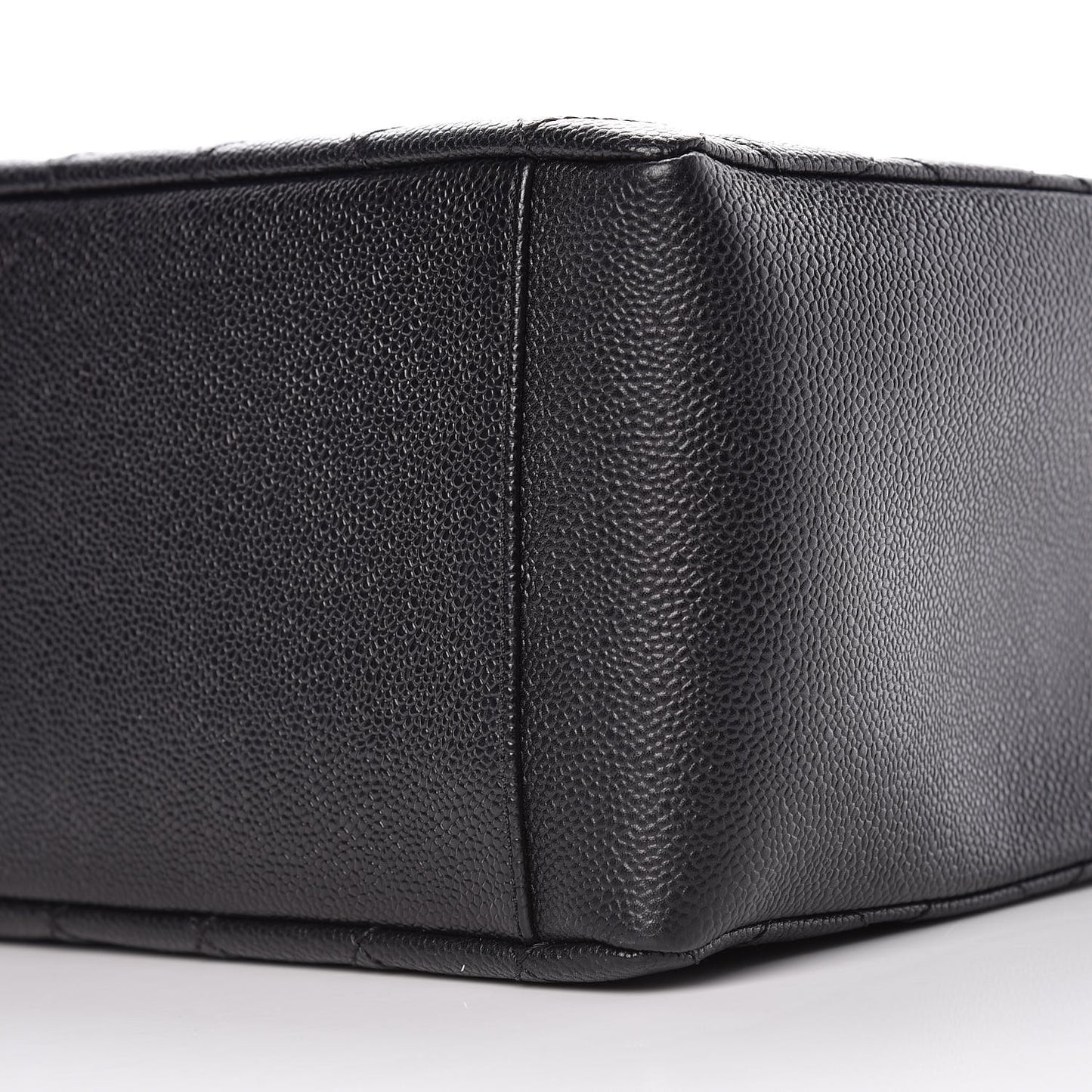 Caviar Quilted Grand Shopping Tote GST Black