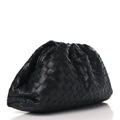 Bottega Veneta Nappa Maxi Intreccio The Pouch Oversized Clutch Black 4 of 10