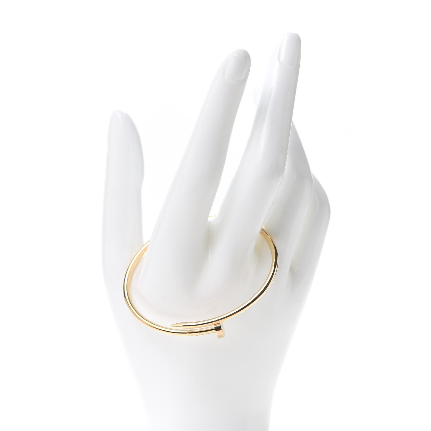 Cartier 18K Yellow Gold Small Juste Un Clou Bracelet 16 2 of 6