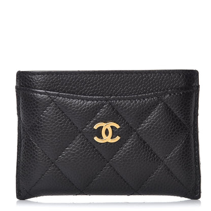 Chanel Caviar Quilted Card Holder Black 1 of 10