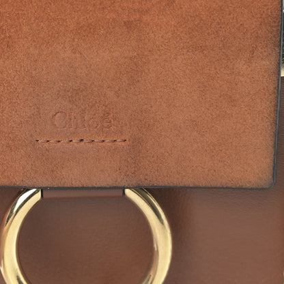 Chloe Suede Calfskin Mini Faye Bracelet Bag Tobacco 11 of 15