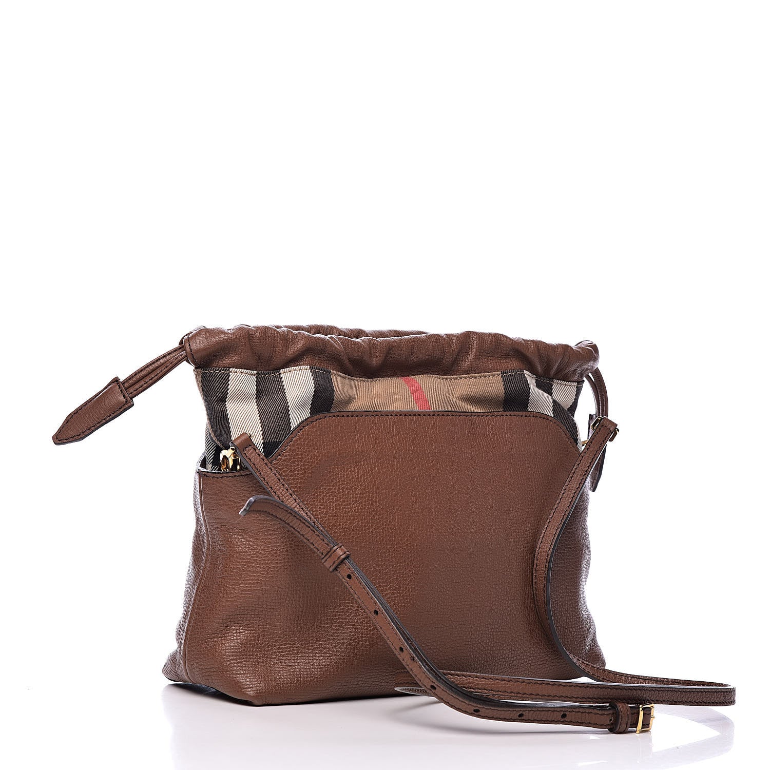 Burberry Calfskin House Check Little Crush Tan 3 of 9