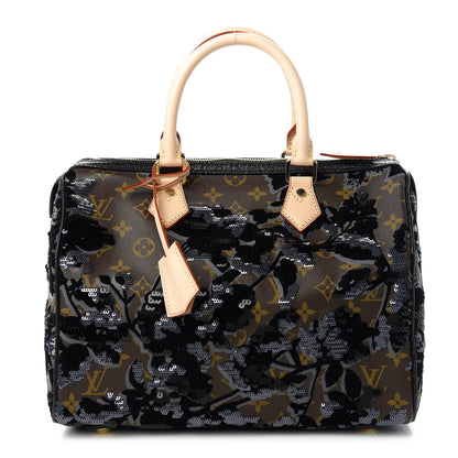 Louis Vuitton Monogram Fleur De Jais Sequins Speedy 30 1 of 10
