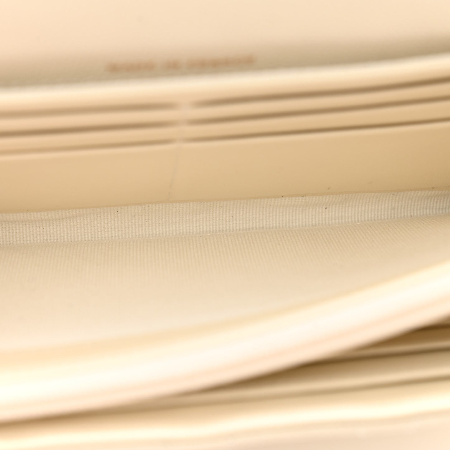 Caviar Quilted Large Gusset Flap Wallet White