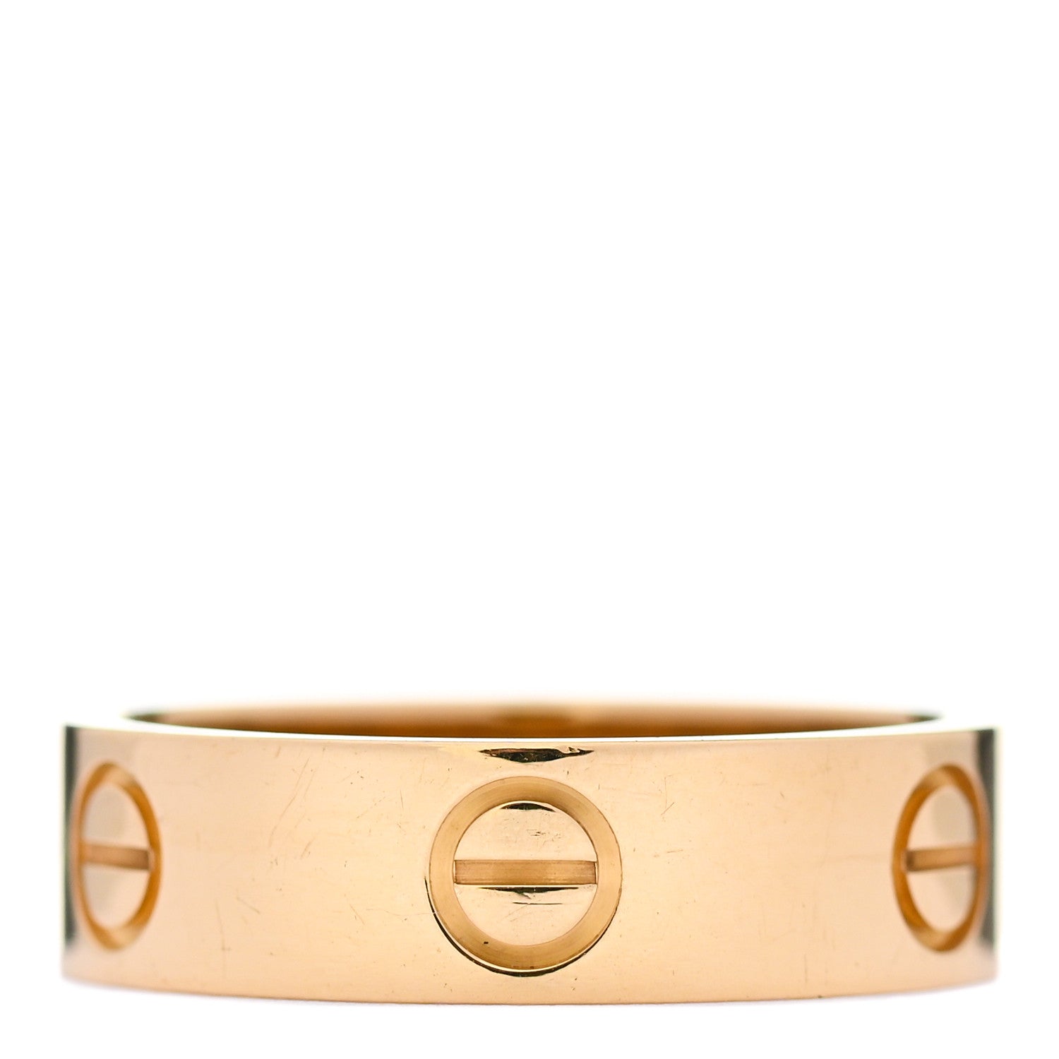Cartier 18K Yellow Gold 5.5mm LOVE Ring 55 7.25 3 of 5