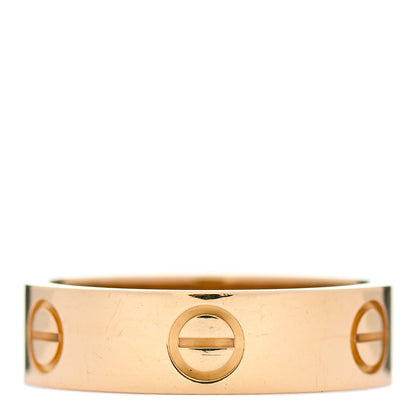 Cartier 18K Yellow Gold 5.5mm LOVE Ring 55 7.25 3 of 5
