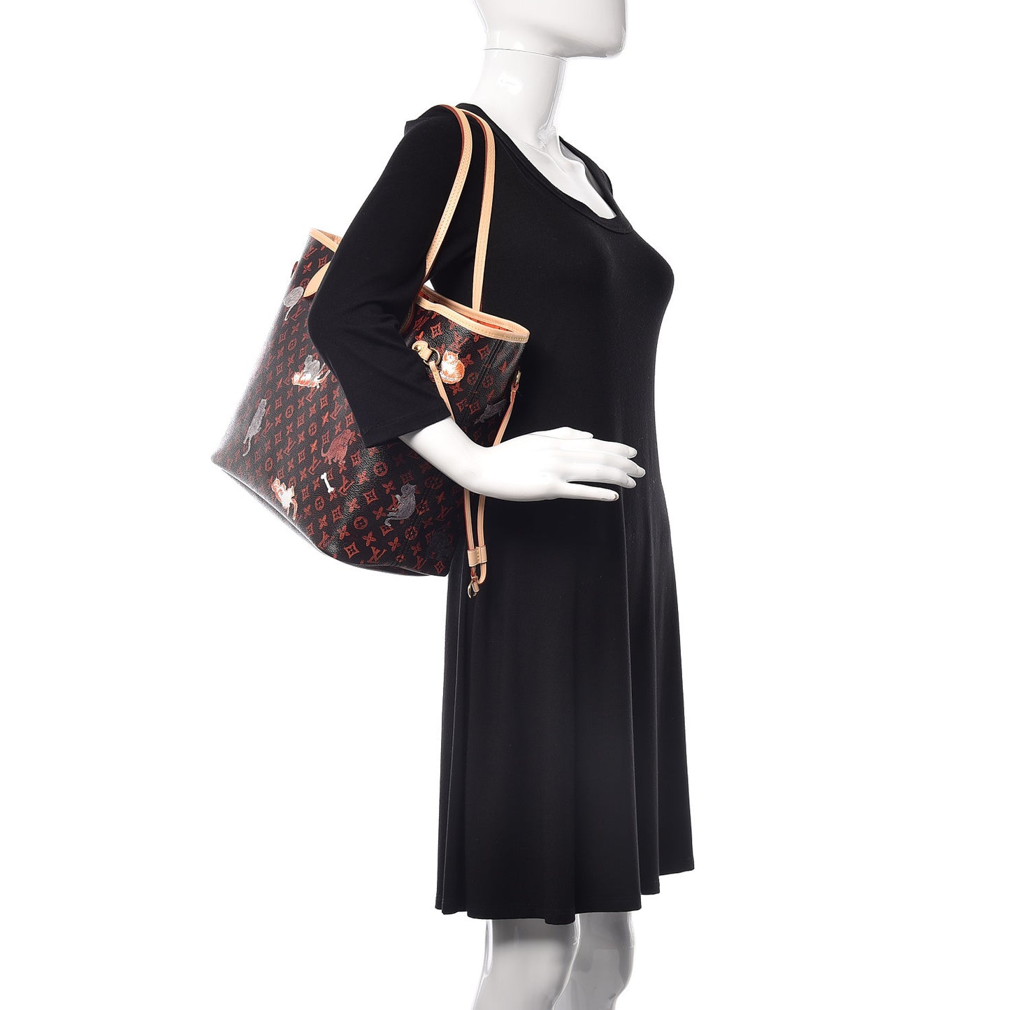 Catogram Neverfull MM Marron
