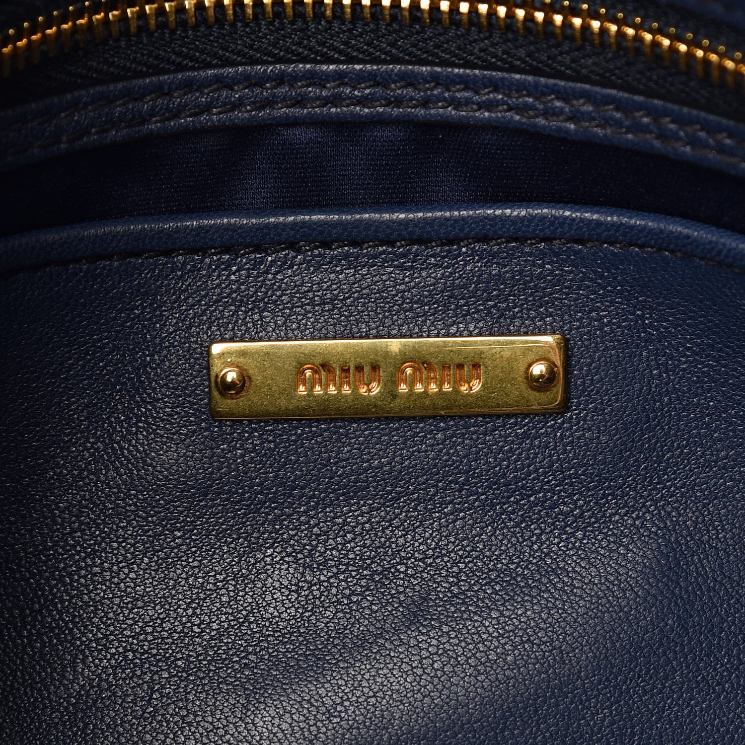 Miu Miu Nappa Matelasse Flap Clutch Bleuette 6 of 10