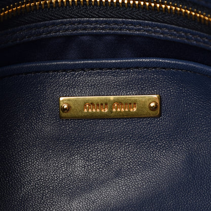 Miu Miu Nappa Matelasse Flap Clutch Bleuette 6 of 10