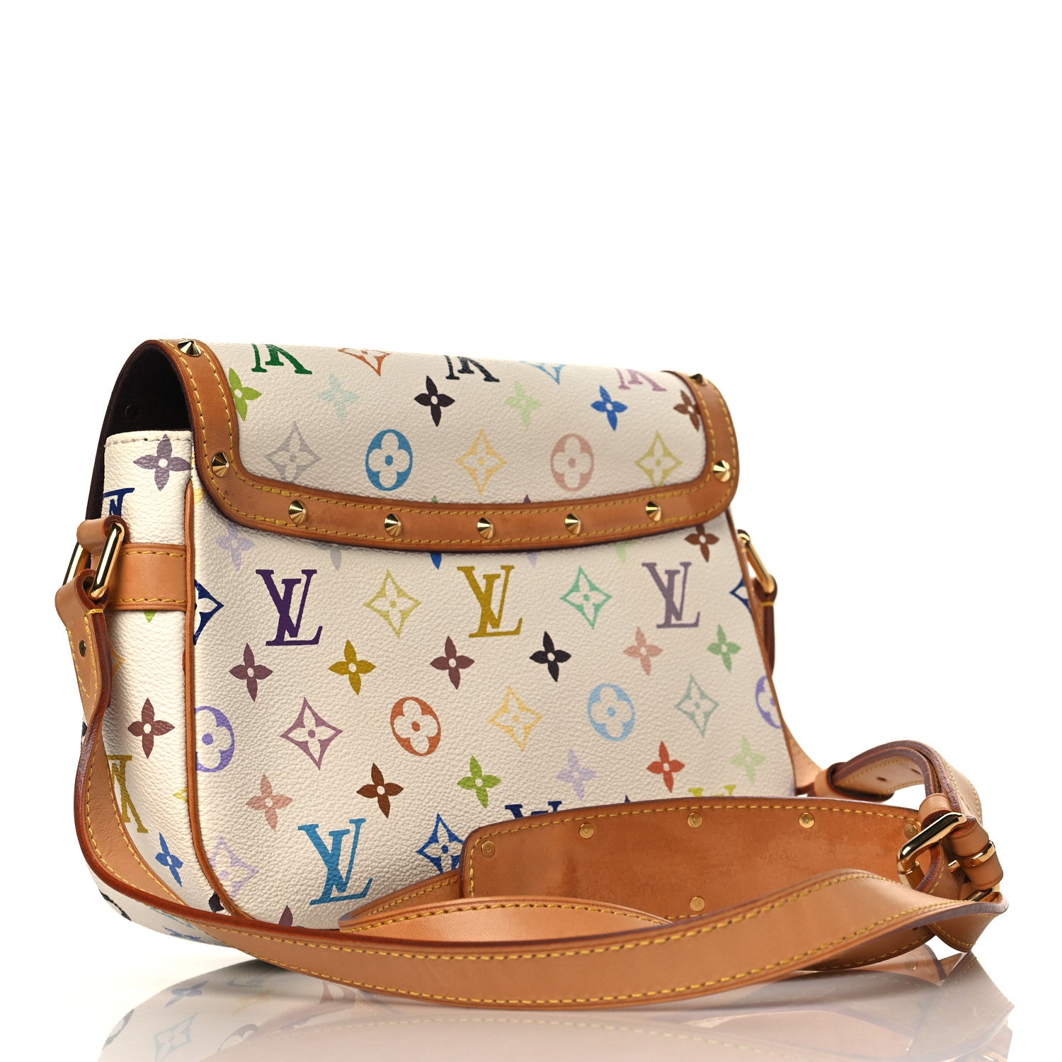 Louis Vuitton Monogram Multicolor Sologne White 3 of 10