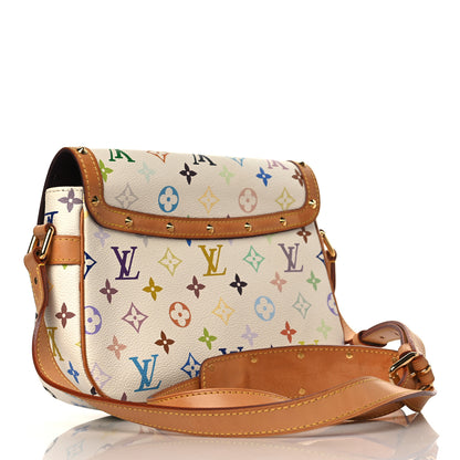 Louis Vuitton Monogram Multicolor Sologne White 3 of 10