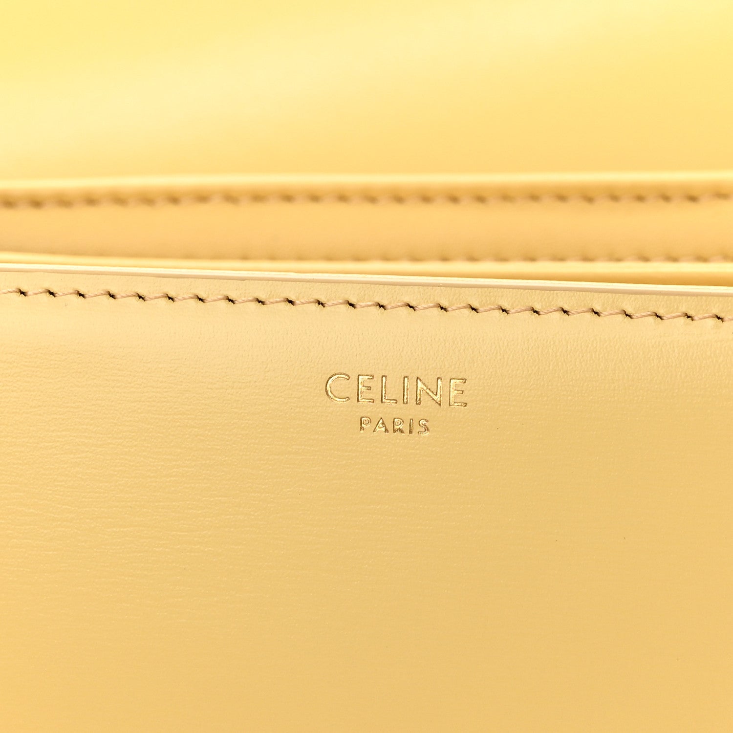 Celine Shiny Calfskin Medium Triomphe Pollen 6 of 12