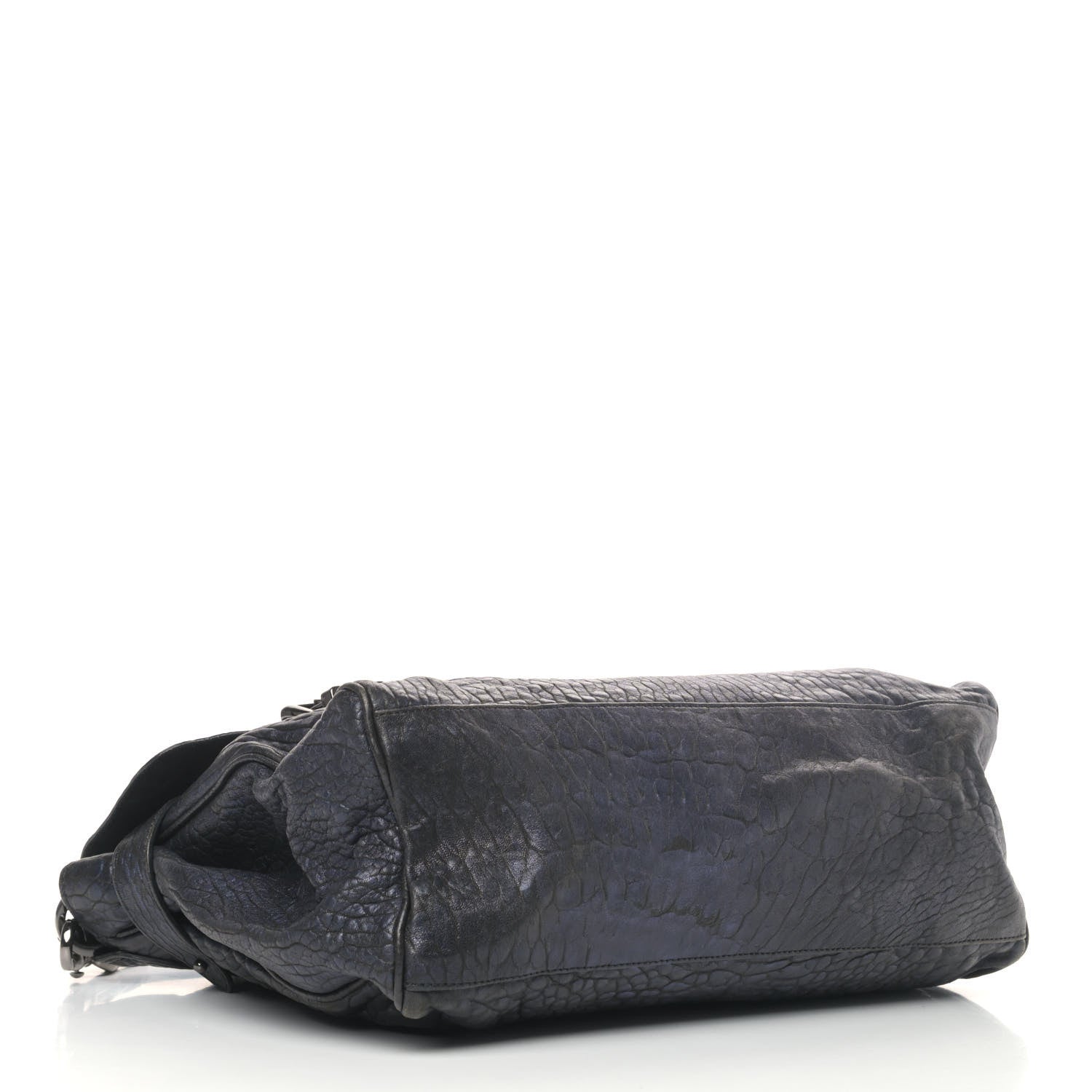 Mulberry Metallic Shrunken Calfskin Medium Alexa Midnight Blue 3 of 8
