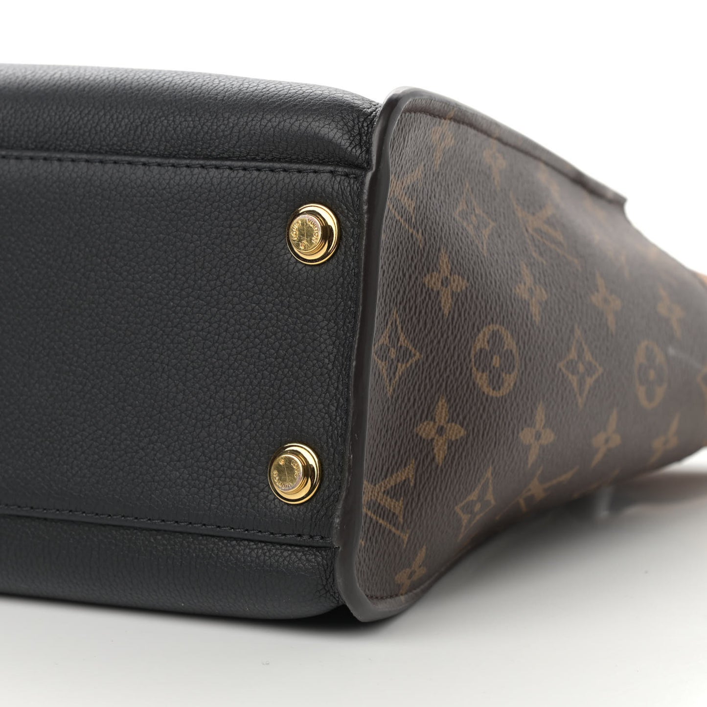 Calfskin Monogram On My Side Black