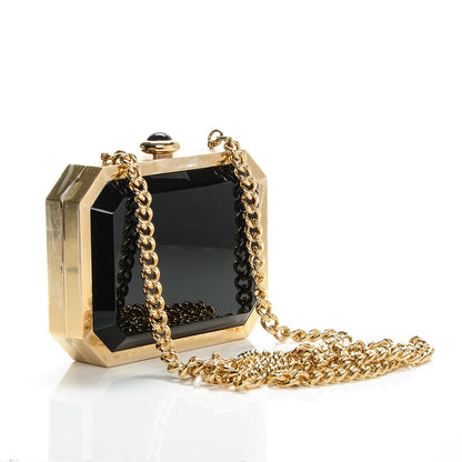 Chanel Plexiglass Premiere Minaudiere Clutch Black 3 of 7