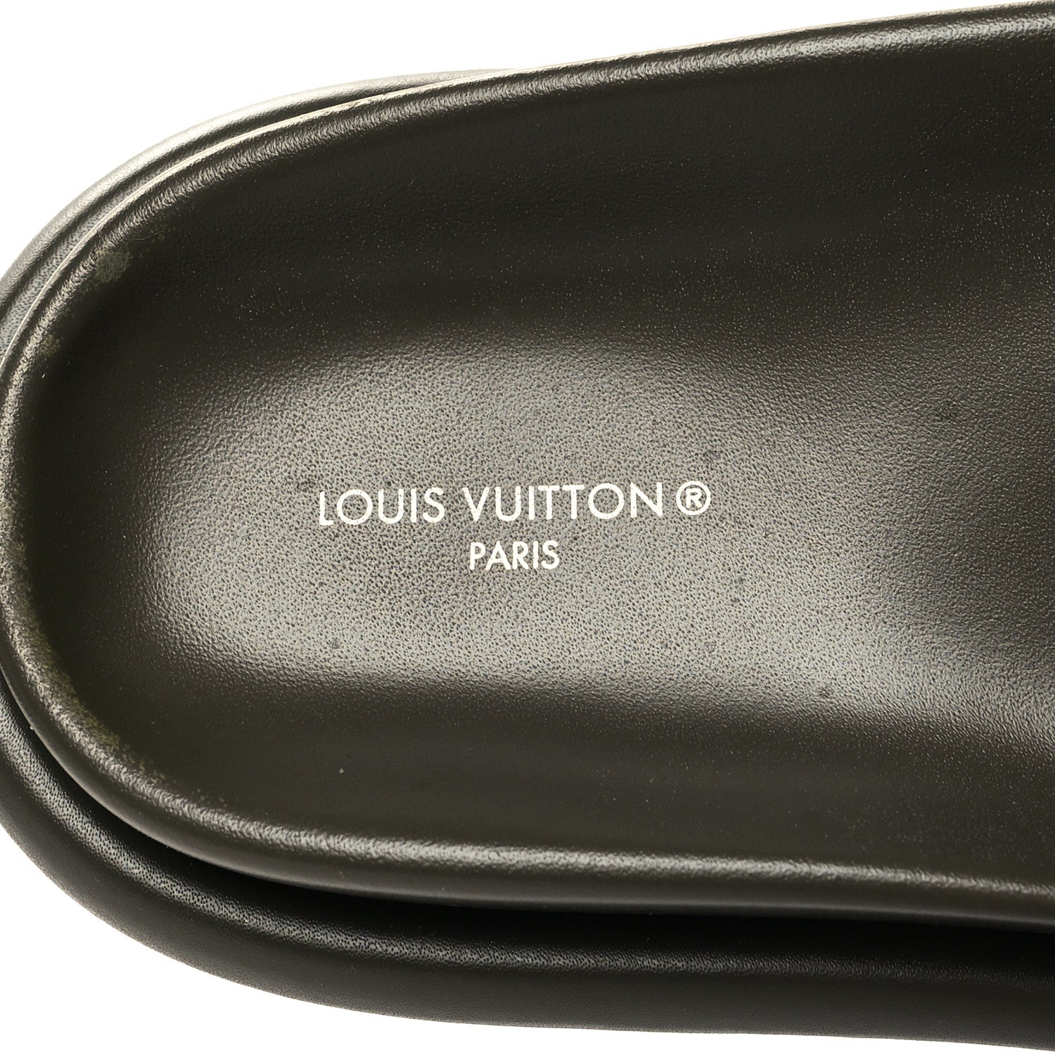 Louis Vuitton Technical Fabric Embossed Monogram Pool Pillow Comfort Mules 39 Khaki 8 of 11