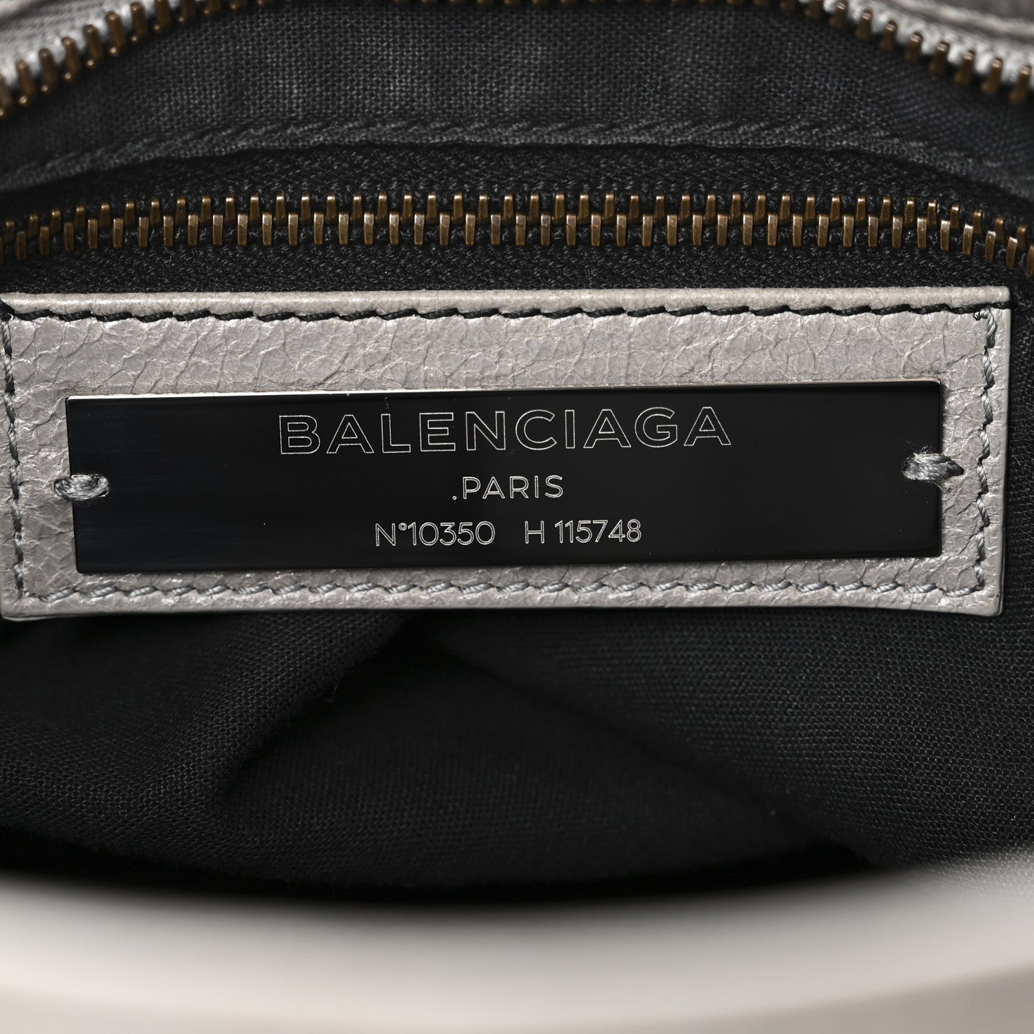Balenciaga Agneau Classic Hardware City Gris Pyrite 6 of 10