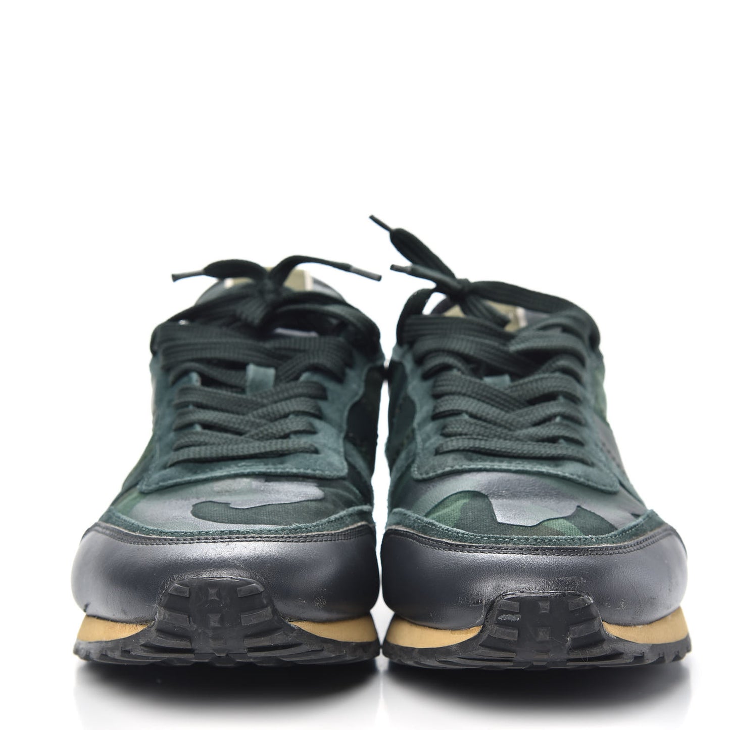 Nappa Suede Camouflage Mens Rockrunner Sneakers 42 Multicolor