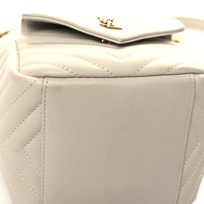 Saint Laurent Lambskin Matelasse Monogram Joe Nano Bucket Bag Blanc Vintage 11 of 13