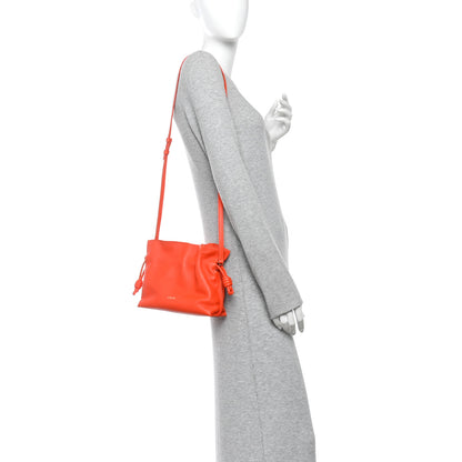 Loewe Nappa Calfskin Mini Flamenco Knot Clutch Sunrise Orange 2 of 12