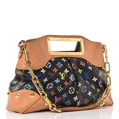 Louis Vuitton Monogram Multicolor Judy MM Black 3 of 12