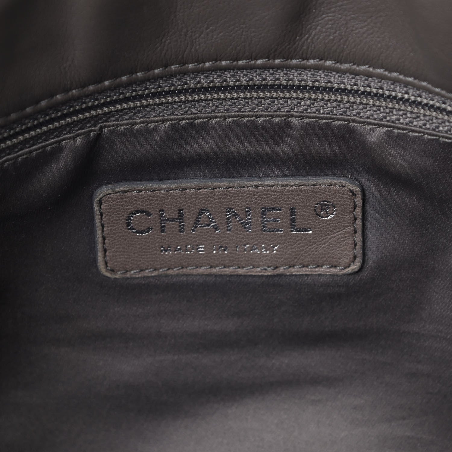 Chanel Calfskin Large Expandable Paris London Flap Bag Grey 5 of 8