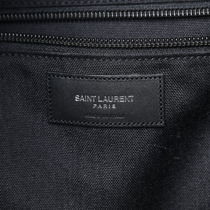 Saint Laurent Metallic Buffalo Star Hunting Backpack Silver Red 8 of 14
