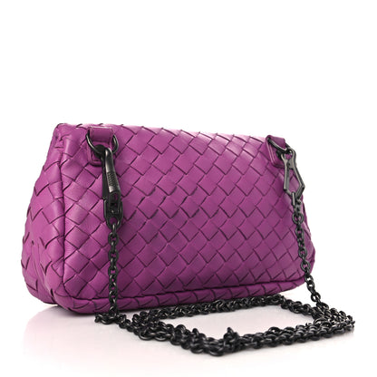 Bottega Veneta Nappa Intrecciato Mini Messenger Bag Peony 3 of 9