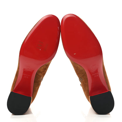 Christian Louboutin Veau Velours Turela 55 Ankle Boots 36.5 Ecureuil 5 of 10