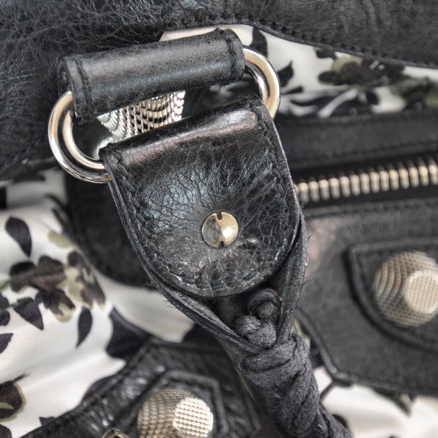 Balenciaga Agneau Floral Giant City Black 11 of 11