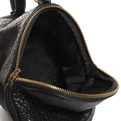 Alexander Wang Pebbled Lambskin Angela Pochette Black Antique Brass Hardware 5 of 8