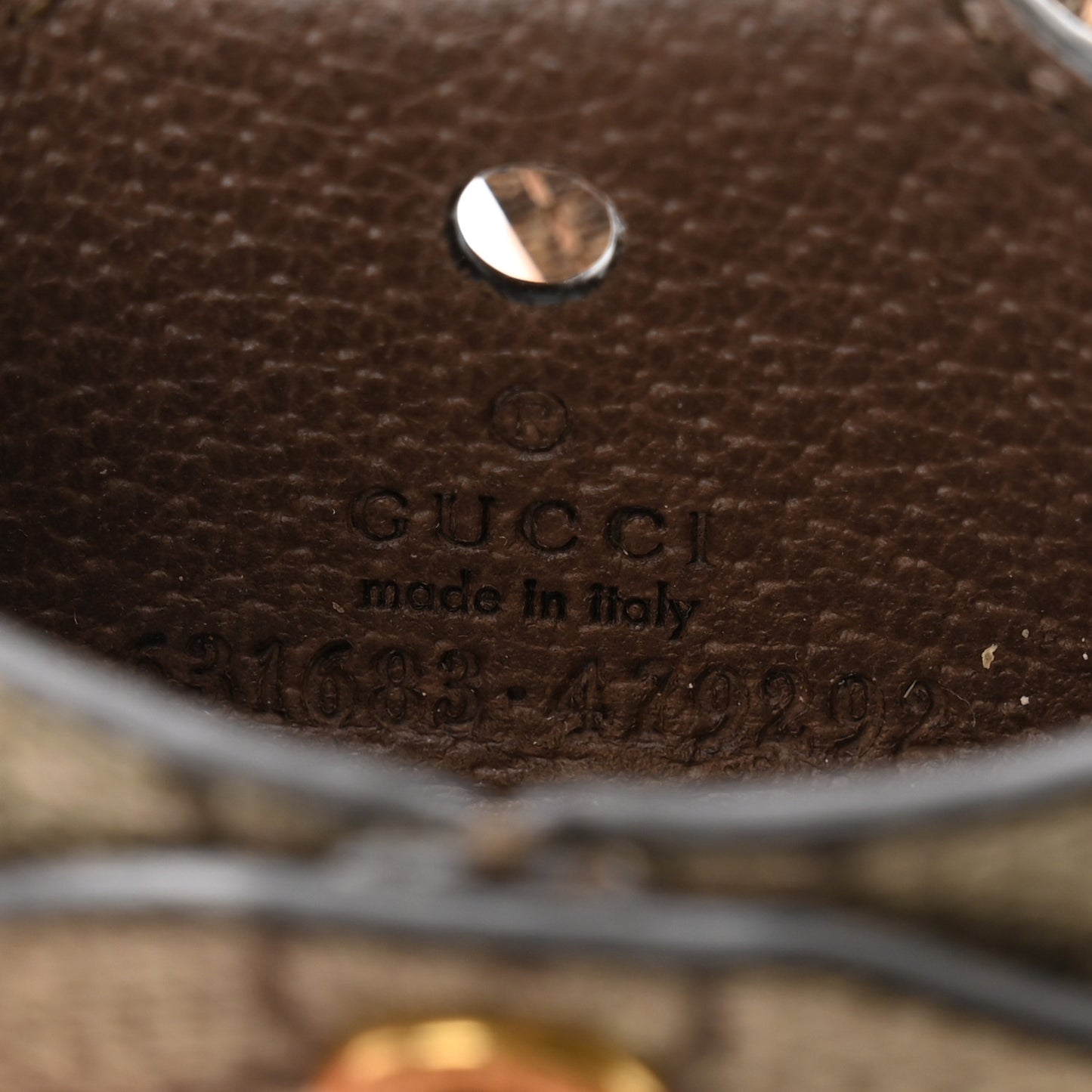 GG Supreme Monogram Ophidia AirPods Pro Case