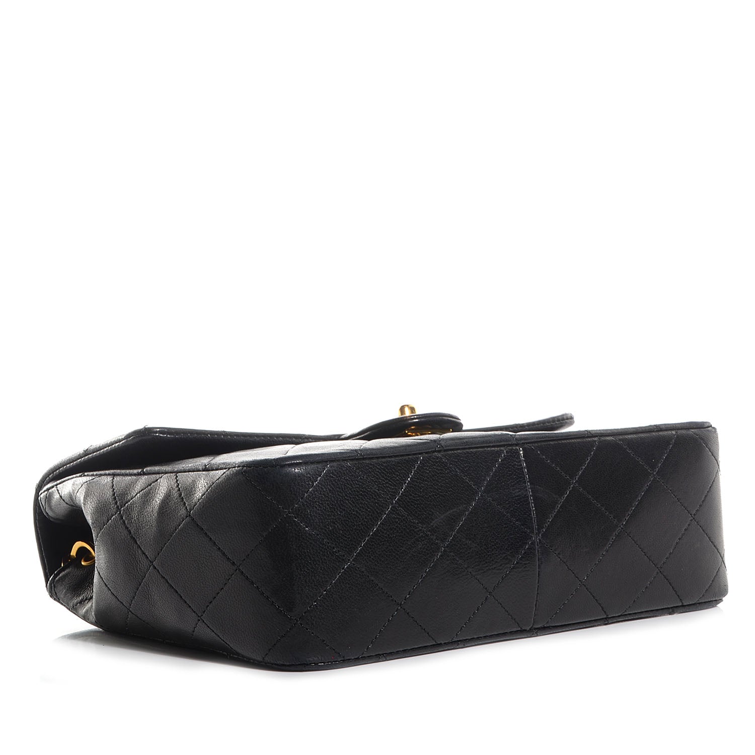 Chanel Lambskin Quilted Mini Square Flap Black 4 of 9