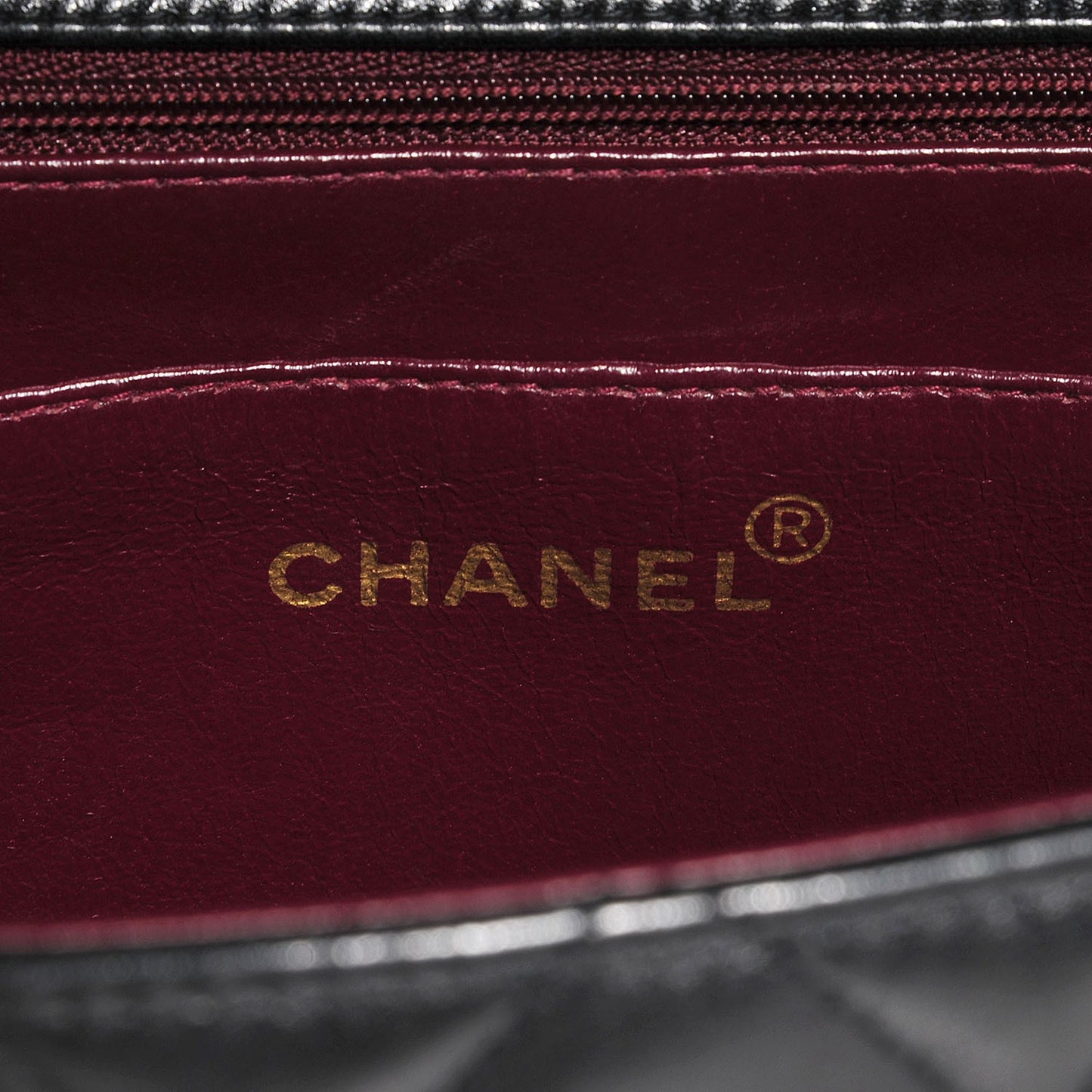 Lambskin Quilted XL Jumbo Flap Black